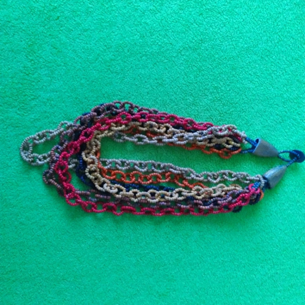 Bohemian multicolored necklace (NWOT)